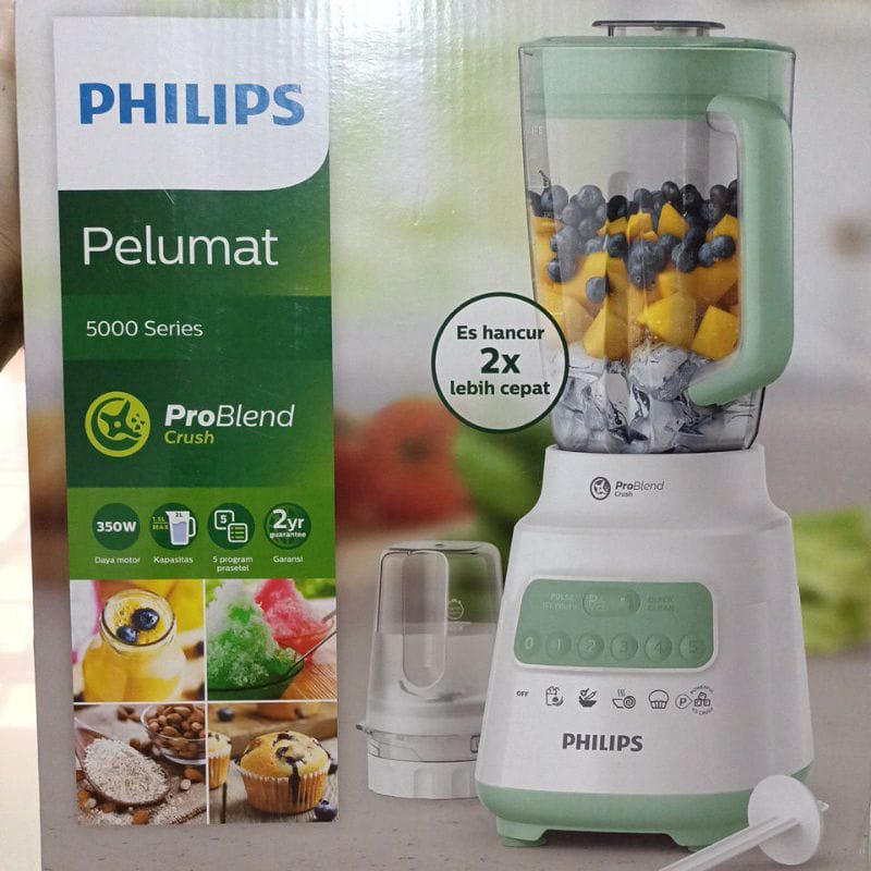 Jual BLENDER PHILIPS 5000 SERIES HR2221 HR 2221 + chopper PLASTIK TIPE