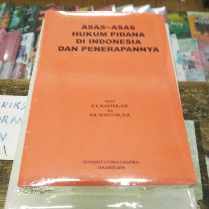 Jual Buku Pidana Buku Asas Asas Hukum Pidana Di Indonesia Penerapannya