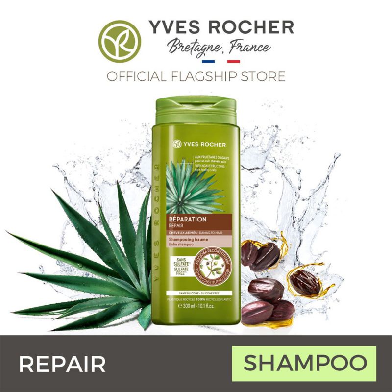 Jual Yves Rocher Repair Shampoo 300 ml | Shopee Indonesia