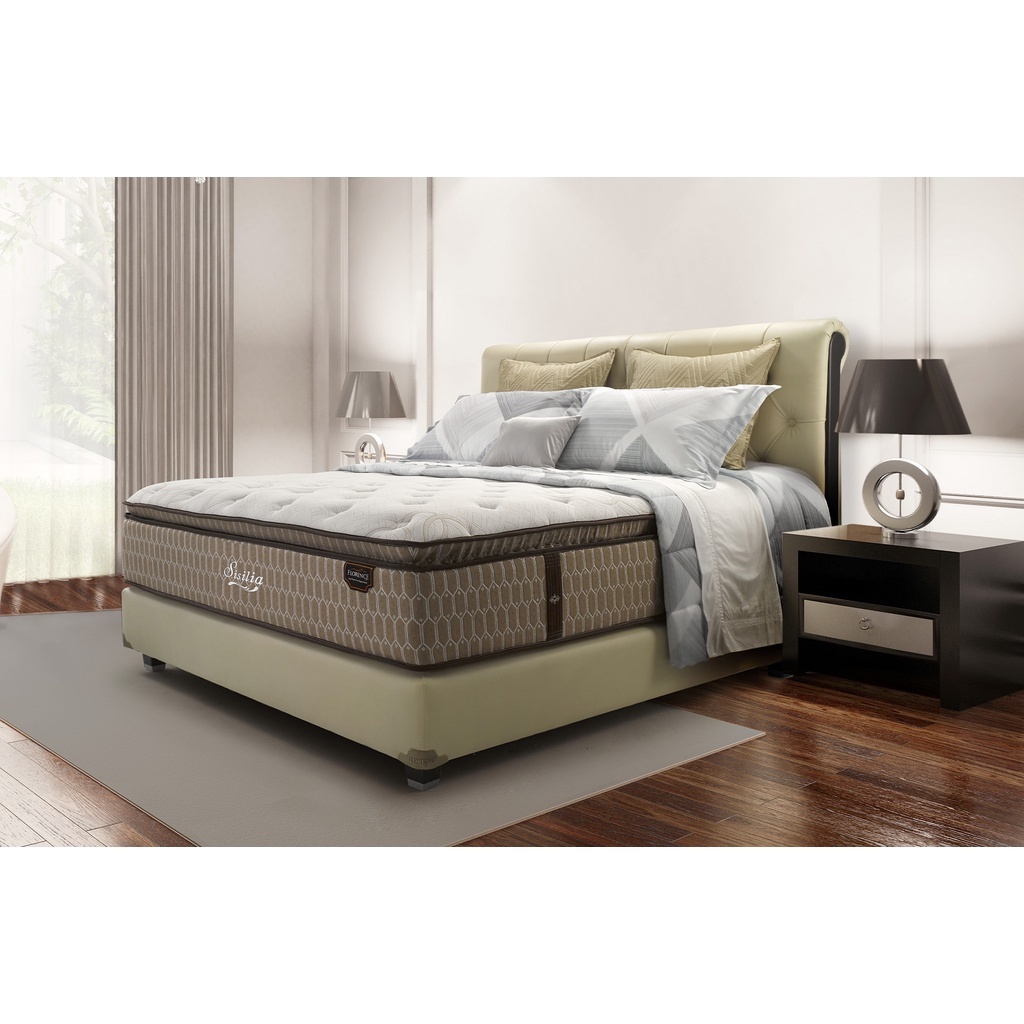 Jual Florence Sisilia Kasur Spring Bed Matras 160 x 200 dan 180 x 200 ...
