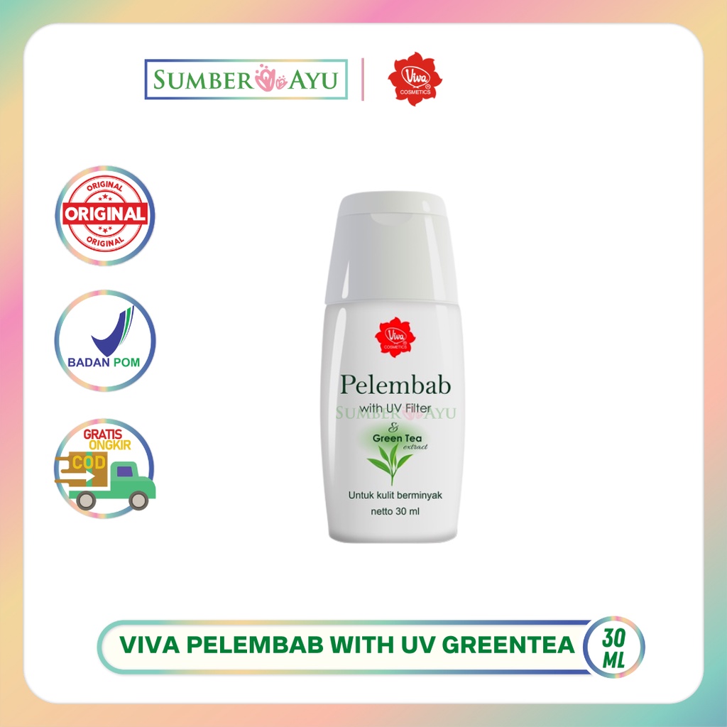 Jual Viva Pelembab Green Tea With UV Filter 30ml | Shopee Indonesia