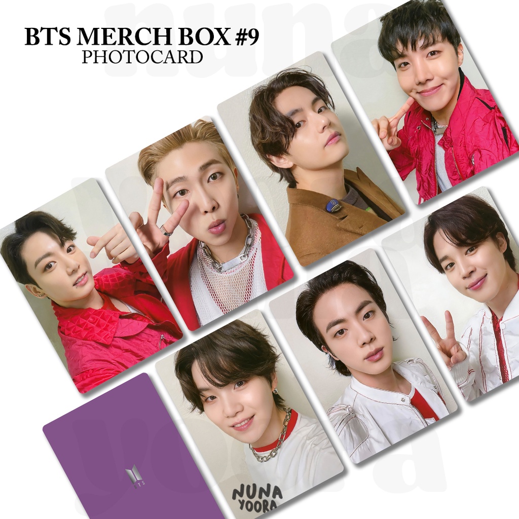 Jual BTS MERCH BOX #9 PHOTOCARD BTS photocard 2022 | Shopee Indonesia