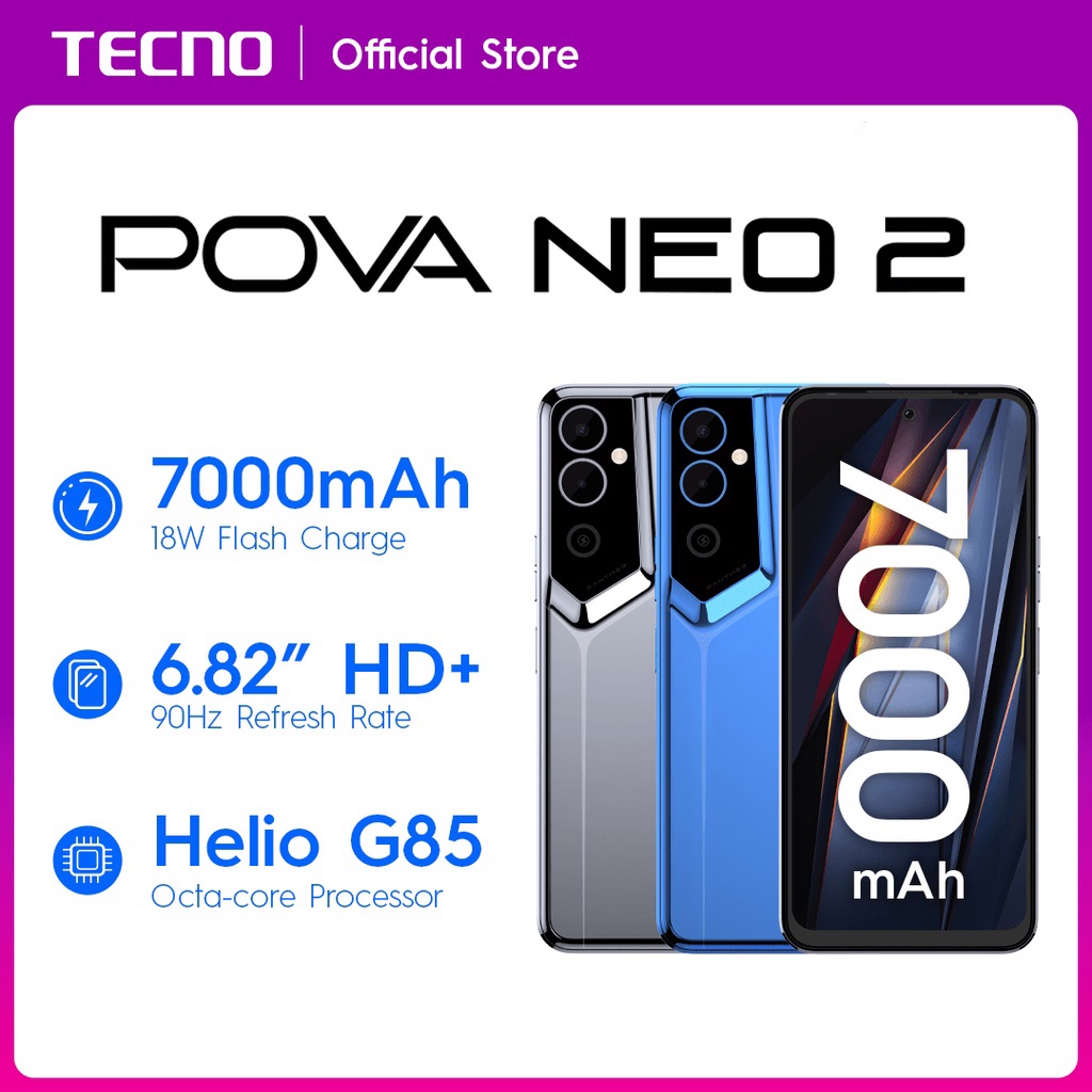 Jual TECNO POVA NEO 2 6/128 RAM 6GB ROM 128GB GARANSI RESMI | Shopee ...