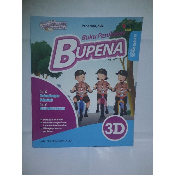 Jual Buku Penilaian Bupena untuk SD kelas 3 jilid 3D edisi revisi ...