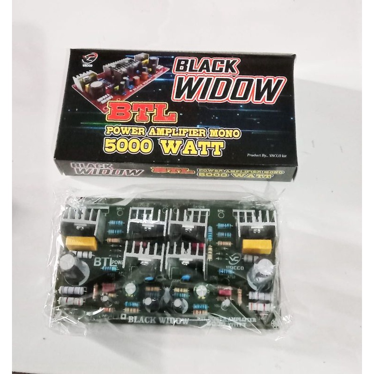 Jual Kit Driver Black widow BTL 5000W Power Amplifier SAFARI BTL Vacco