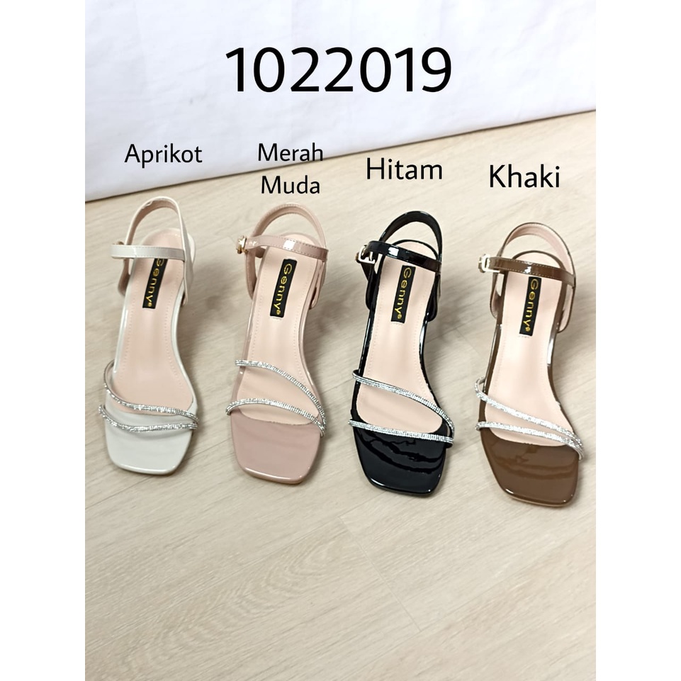 Jual Sepatu Heels Tali Belakang 7 cm Genny Import (1022019) Shopee