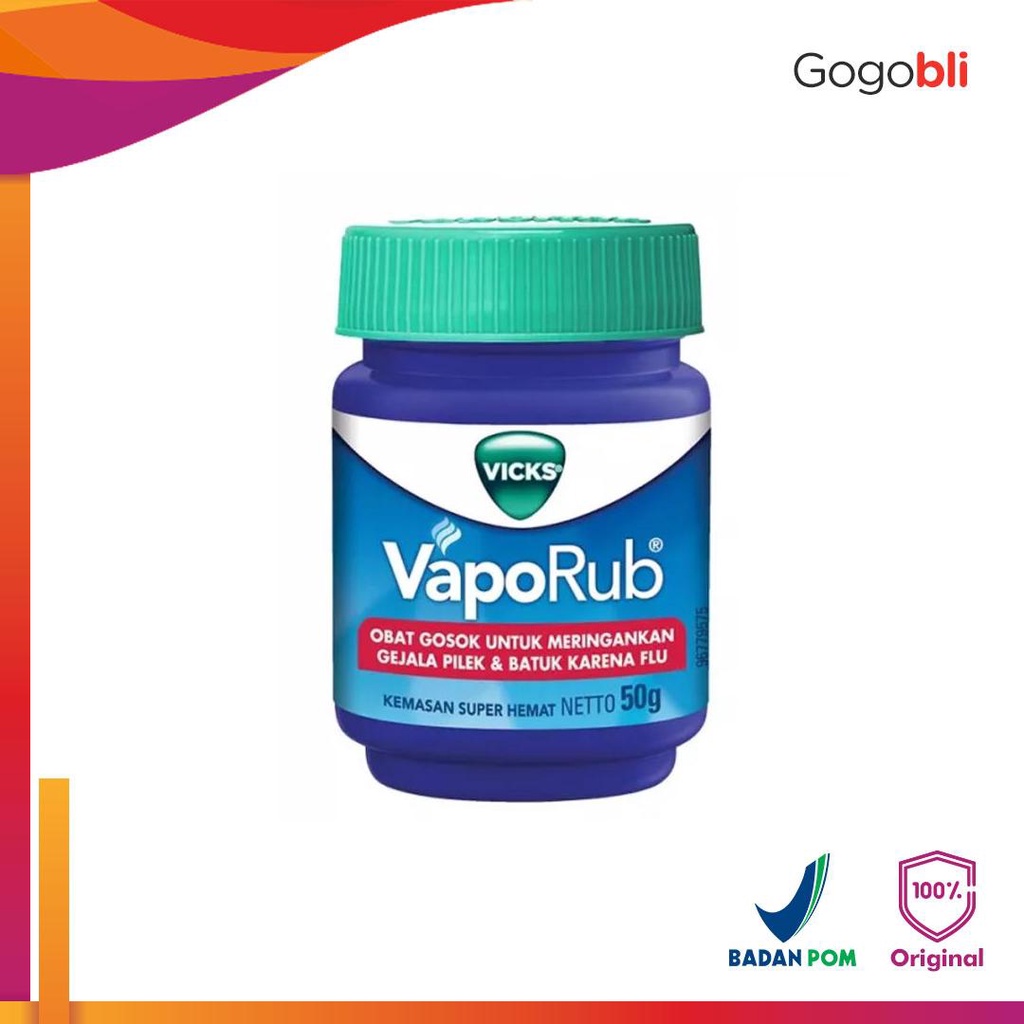 Jual Vicks Vaporub Original 50gr | Shopee Indonesia