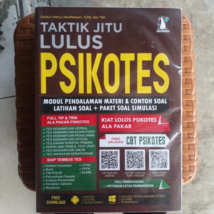 Jual Persiapan Psikotest Taktik Jitu Lulus Psiko Tes Buku Keluaran Terbaru Shopee