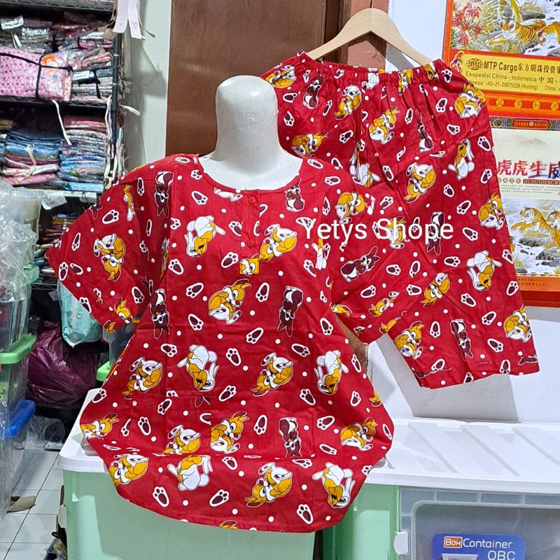 Jual LD110 Baju Tidur Piyama Imlek Shio Kelinci Rabbit Bunny 2023 ...