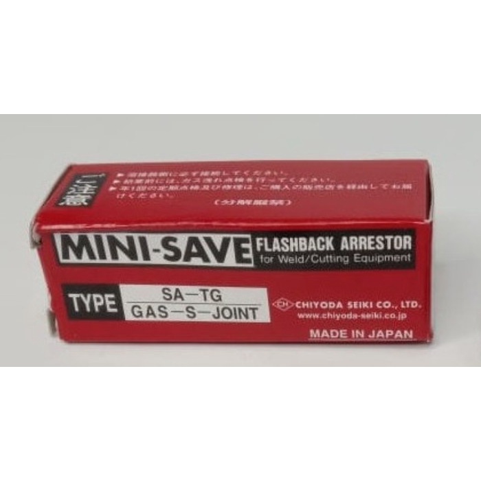 Jual CHIYODA FLASHBACK ARRESTOR for TORCH END ACY LPG CNG ETH SA-TG SA ...
