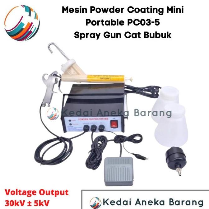 Jual Mesin Powder Coating Portable Mini Ekonomis Electrostatic Spray