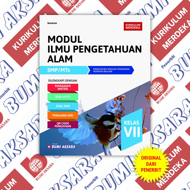 Jual Modul Ilmu Pengetahuan Alam Kelas VII SMP MTs Kurikulum Merdeka ...