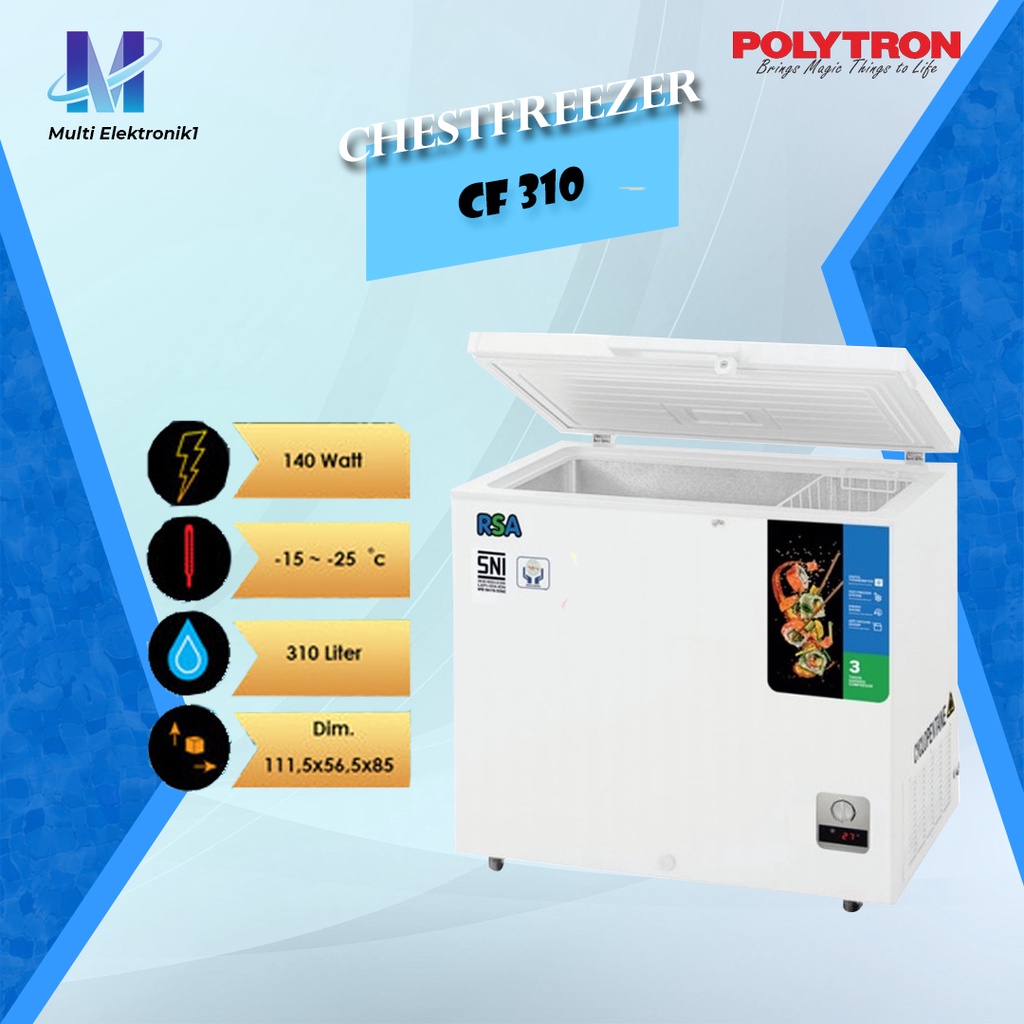 Jual CHEST FREEZER RSA CF-310 310 L | Shopee Indonesia