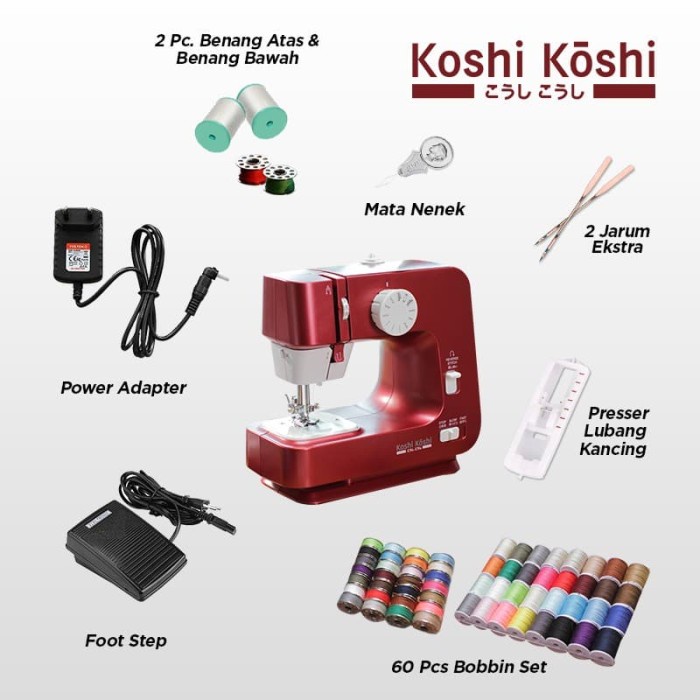 Jual Mesin Jahit Mesin Jahit - Koshi Koshi Sewing Machine Lejel - Untuk ...