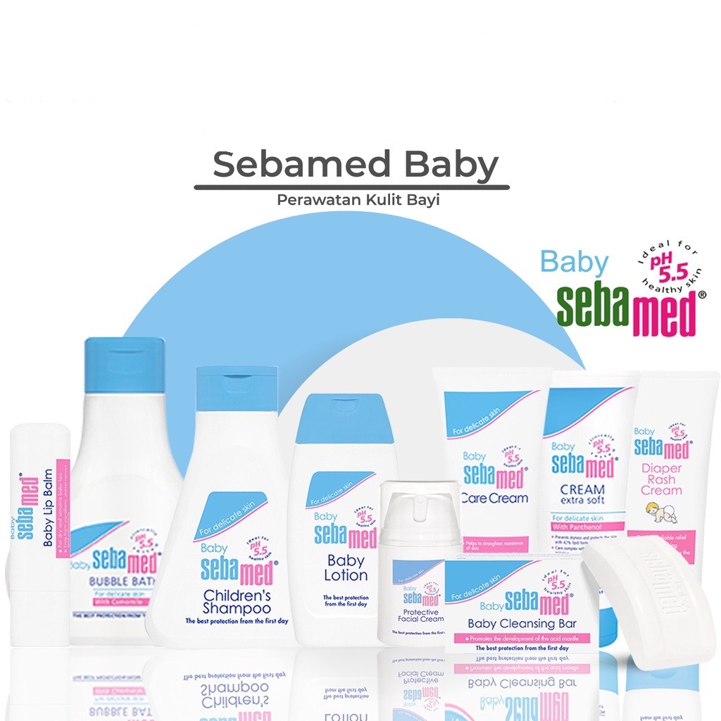 Jual SEBAMED MURAH BABY CLEANSING BAR / CREAM / BUBBLE BATH DIAPER RASH
