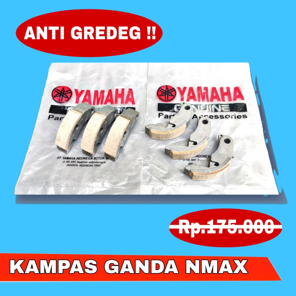 Jual Kampas Ganda Nmax Asli Original Dp Yamaha Nmax Old Lexi Aerox Connected Nmax New Aerox Old