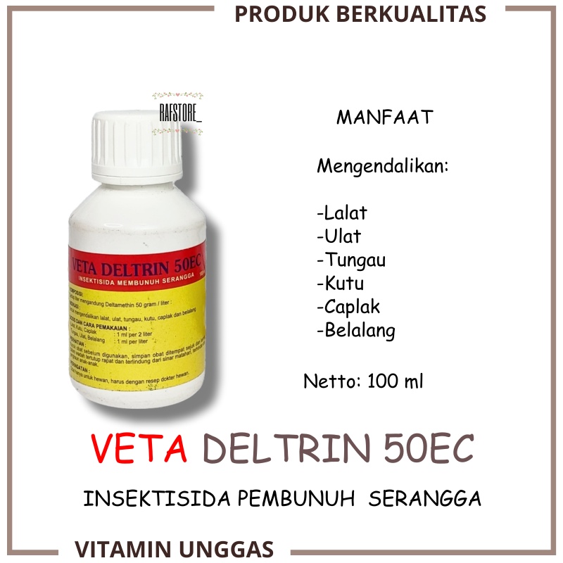 Jual Insektisida Serangga Veta Deltrin Ml Insektisida Ulat