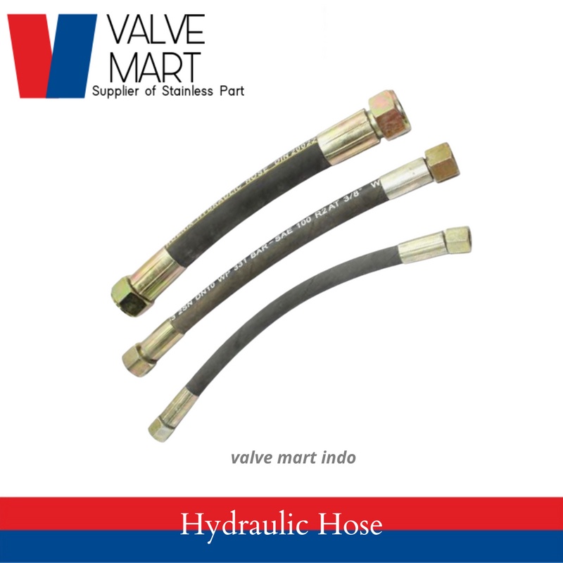 Hydraulic Hose Assembly, 48" Length X 1/4" Diameter, Male NPT Straight
