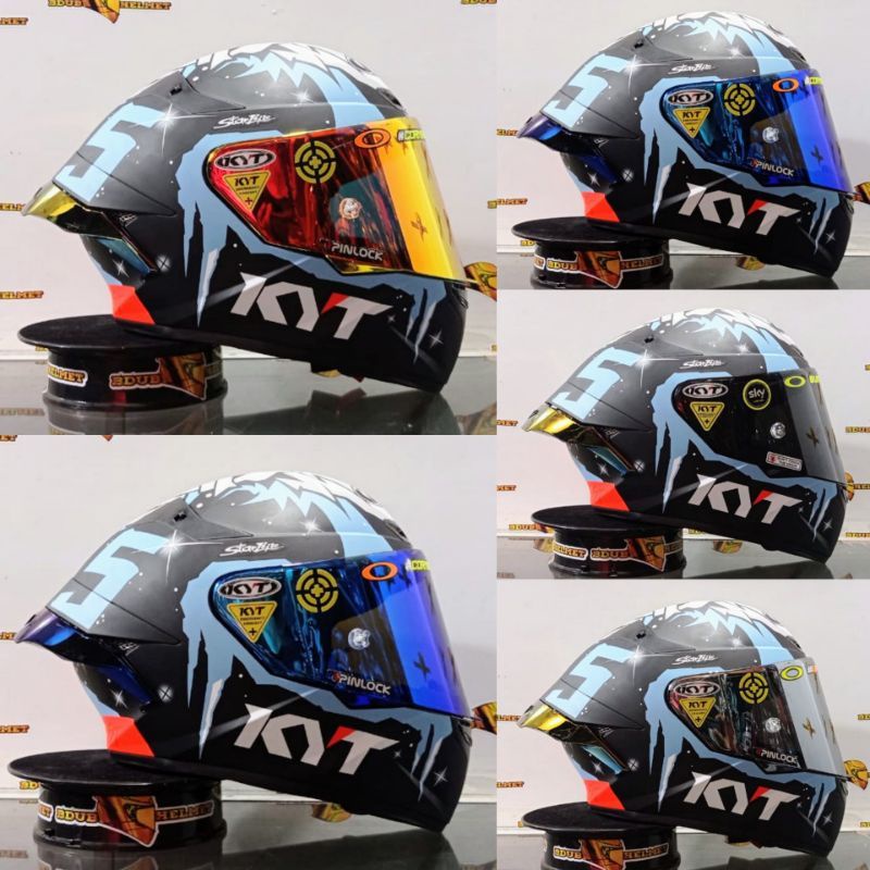 Jual HELM FULL FACE HELM KYT TTC MASIA WINTER TEST (PAKET GANTANG