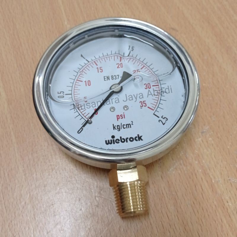 Jual MANOMETER / PRESSURE GAUGEWIEBROCK 4