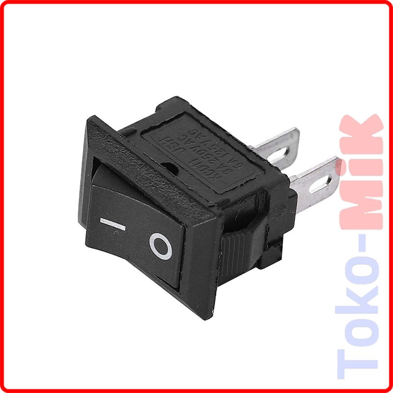 Jual KCD11 ROCKER SWITCH TOMBOL SAKLAR ON-OFF 2 PIN 15x10mm 3A 250V ...