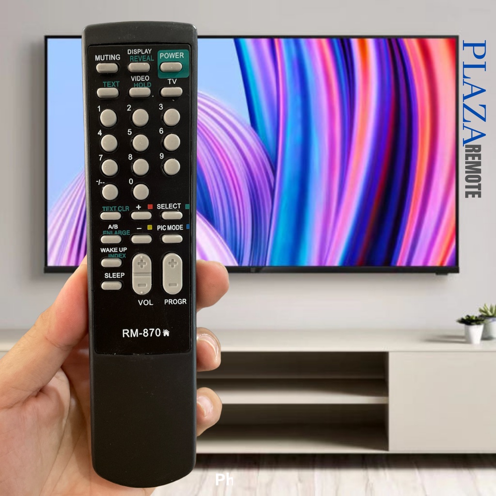 Jual Remote SONY TRINITRON TV CRT TABUNG 870 REMOT PENGGANTI Shopee