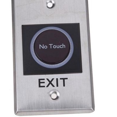 Jual Contactless Button Exit Access Control Infrared No Touch Door ...