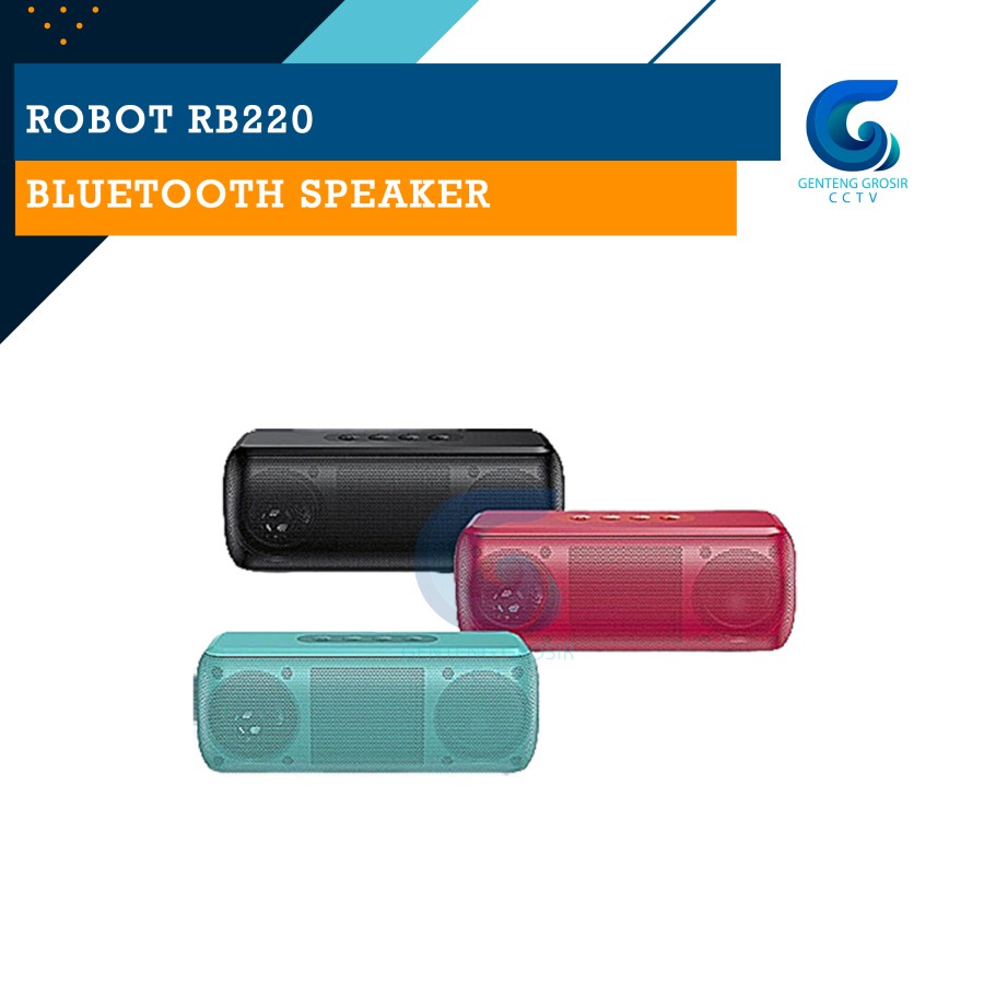 Jual SPEAKER ROBOT RB220 BLUETOOTH SPEAKER HITAM BLUETOOTH 5.0 | Shopee ...