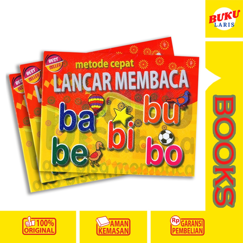 Jual Buku Anak Metode Cepat Lancar Membaca Ba Bi Bu Be Bo - Original ...