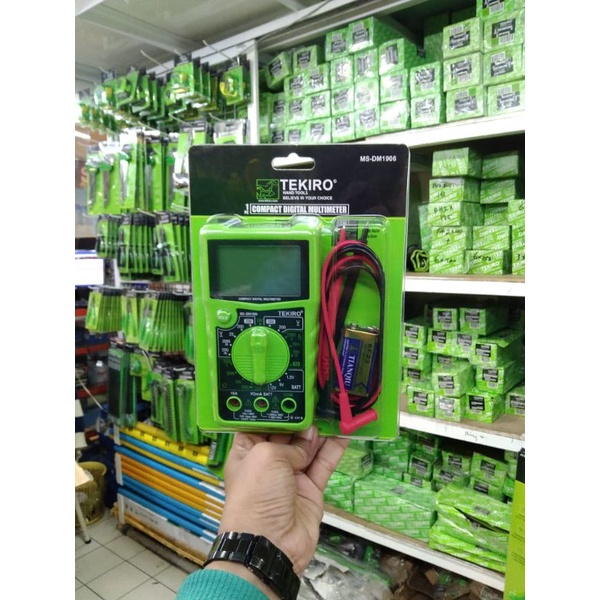 Jual Multi Tester Digital Tekiro Compact Digital Multi Tester Tekiro
