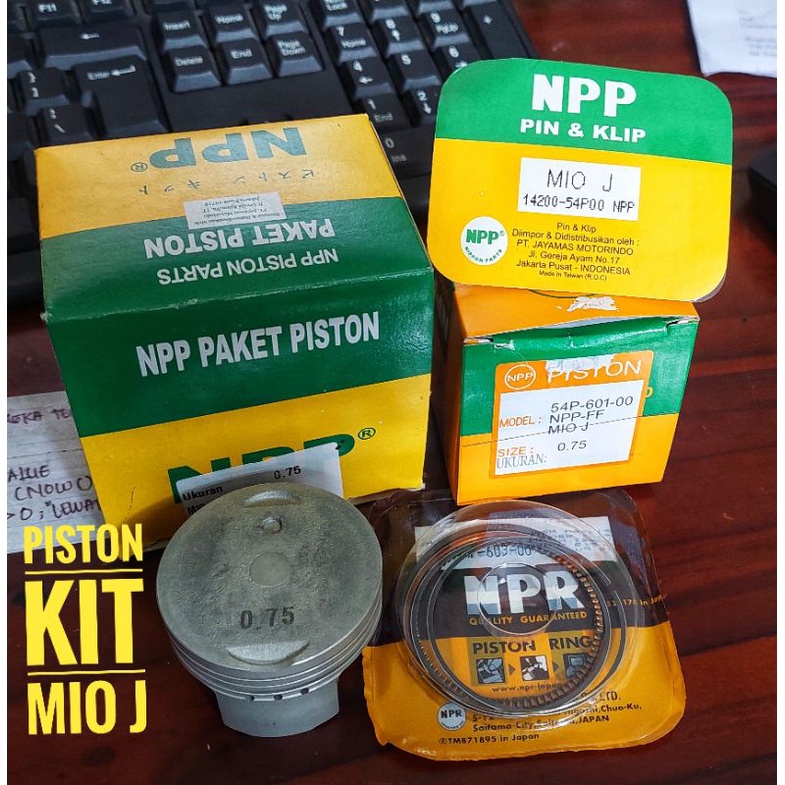 Jual PISTON KIT MIO J FF OVZ STD , 50 , 100 NPP-BOYRENK RACING | Shopee ...