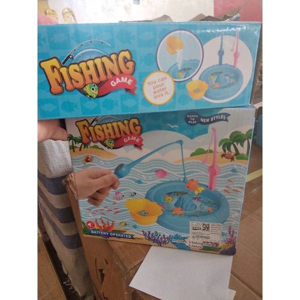 Jual mainan pancingan fishing game toy studio