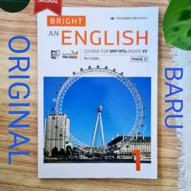 Jual Buku Bright An English Bahasa Inggris Kelas 1 Vii 7 Smp Erlangga