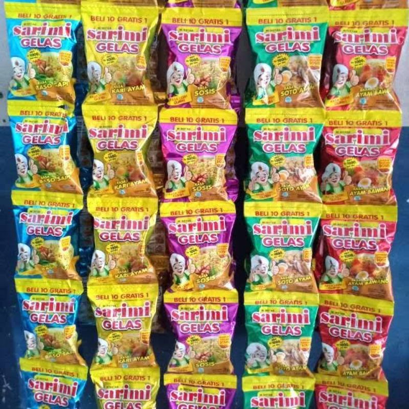 Jual Sarimi Gelas Renceng Isi 10 Mie Seduh Instan Shopee Indonesia