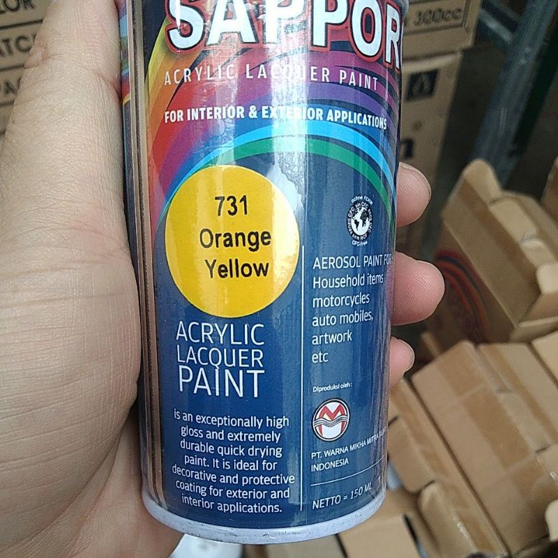 Jual Saporo Acrylic Lacquer Paint Pilok Pilox Cat Spray Sapporo Ml