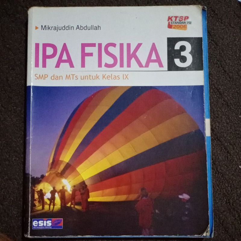 Jual Buku Ipa Fisika Kelas 9 Smpmts Ktsp 2006 Esis Second Shopee Indonesia 9933