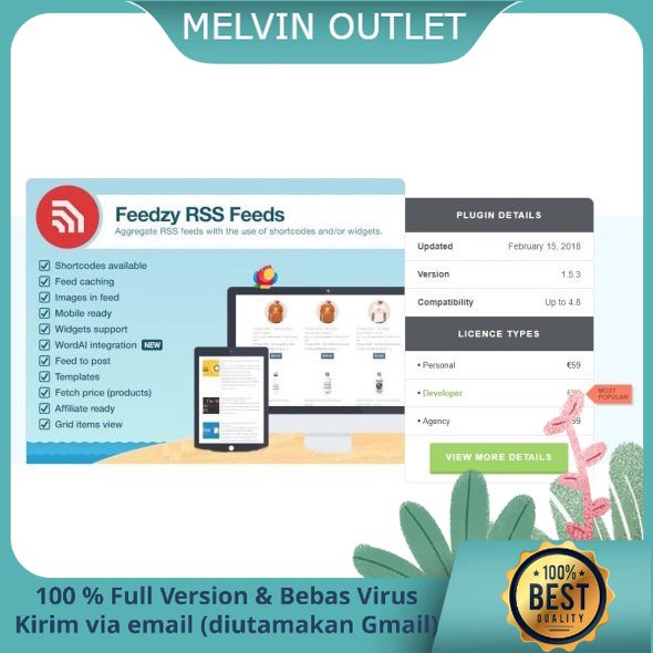 Jual Feedzy RSS Feeds Pro Premium VIP Unlimited Lifetime Plugin ...