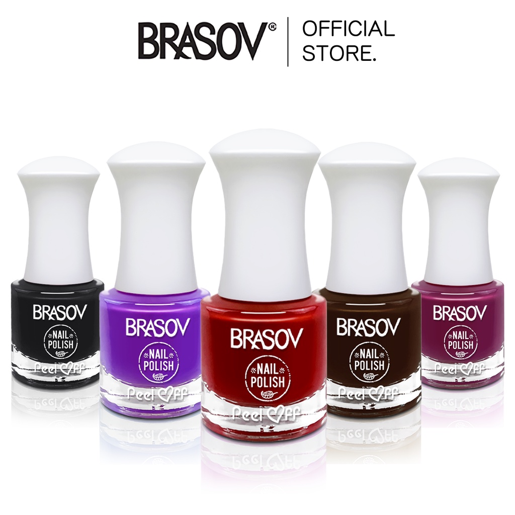 Jual BRASOV Kutek Cat Kuku 9 ml Nail Polish Peel Off Kutex