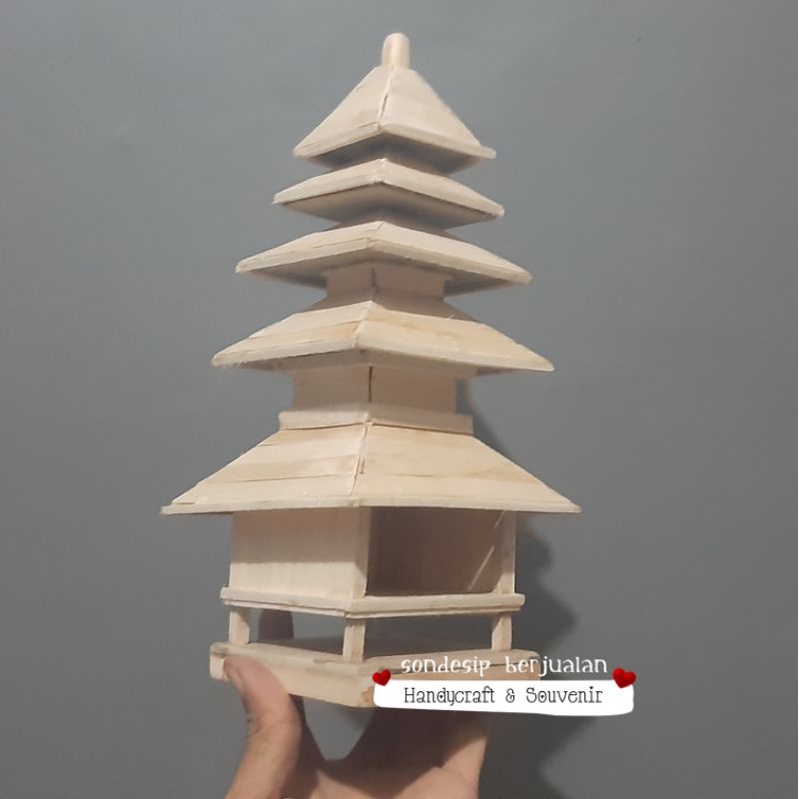 jual-miniatur-rumah-adat-bali-stik-es-krim-shopee-indonesia