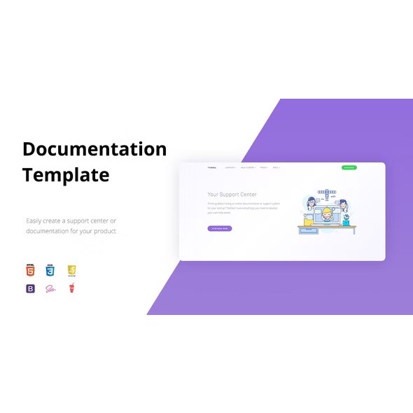 Jual TheDocs v2.0.3 - Documentation & Knowledge Base HTML Template ...