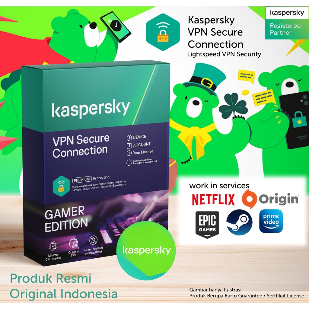 Jual [ DIGITAL ] Kaspersky VPN Secure Connection VPN FAST TERBAIK DI ...