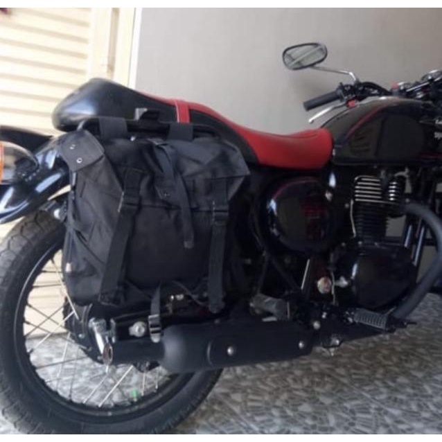 Jual Tas Motor Sidebag Royal Enfield Tas Sidebag Motor W175 Hitam Shopee Indonesia 9675