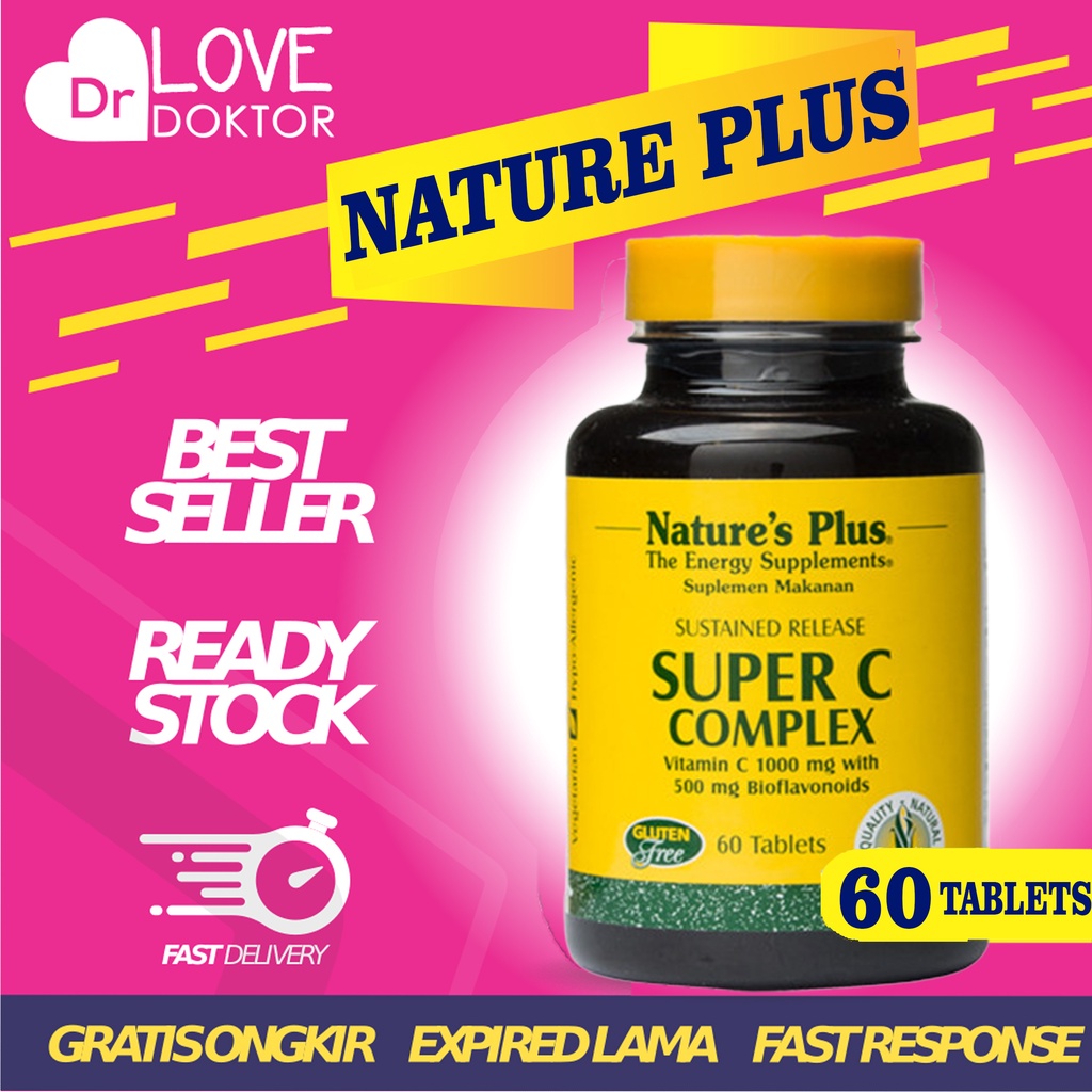 Jual NATURE'S NATURES NATURE PLUS SUPER C COMPLEX VITAMIN DAYA TAHAN ...