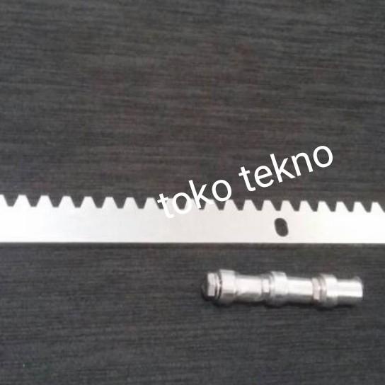Jual Rel Pintu Sliding Gear Rack Pagar Otomatis | Rel Autogate Steel ...