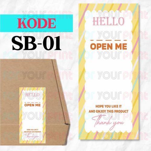 Jual STIKER BOX PACKAGING/STIKER SEGEL PACKAGING/STIKER PACKAGING ...