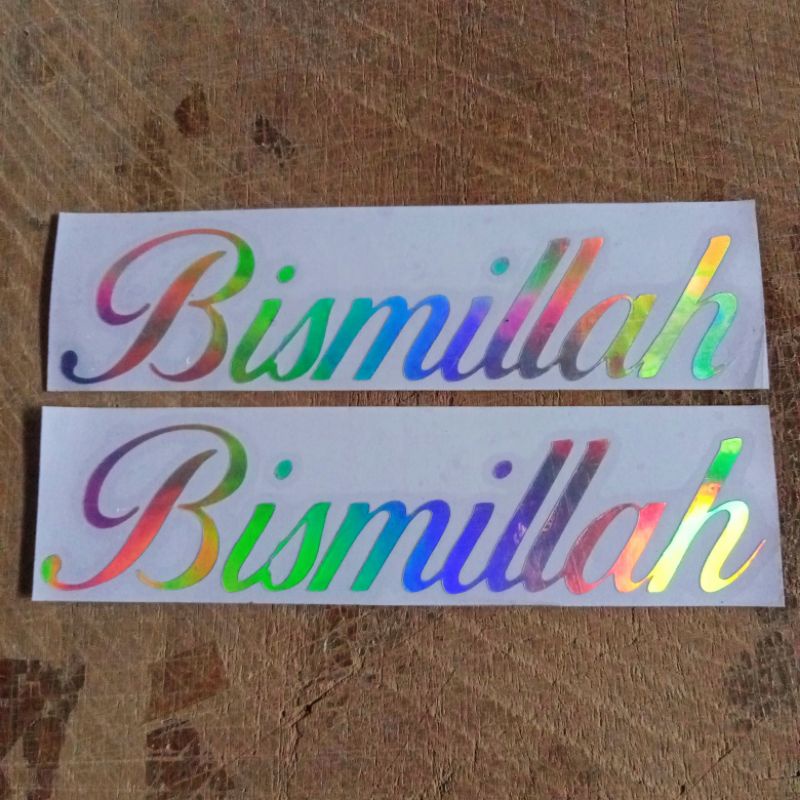 Jual Stiker Bismillah Sticker Cutting Shopee Indonesia