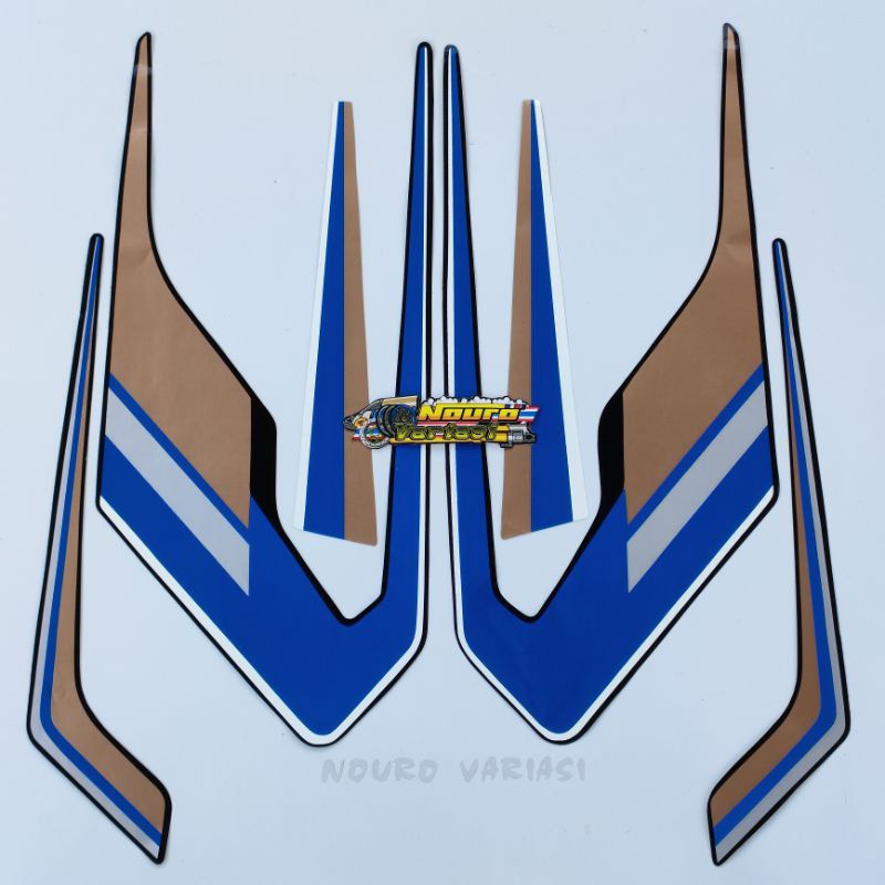 Jual striping yamaha rx s rxs special spesial biru berkualitas termurah ...