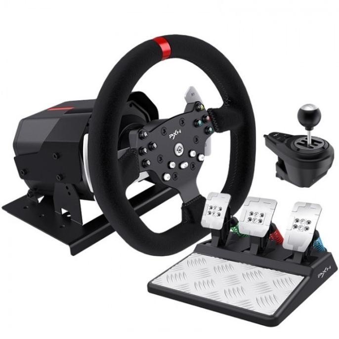 Jual Pxn V10 Steering Wheel Racing 3 Pedals Dual Motor Force Feedback