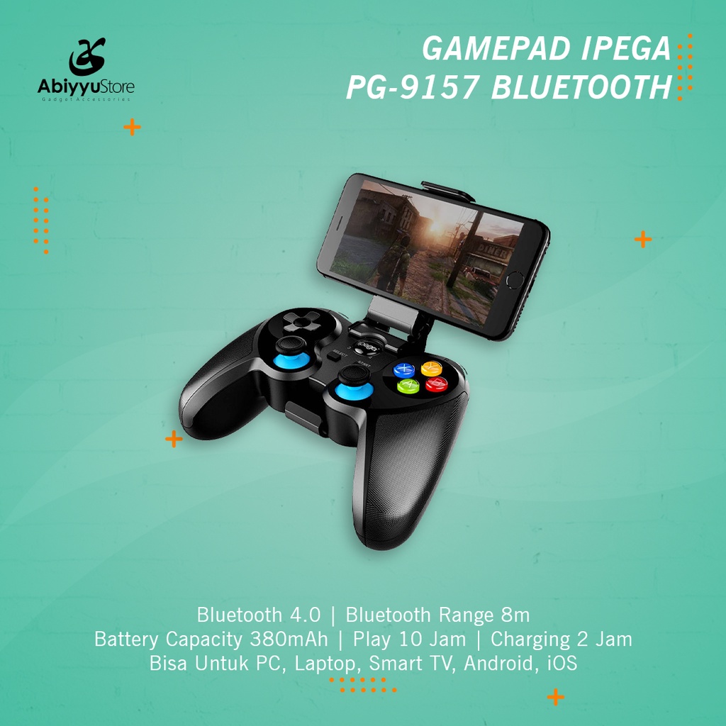 Jual Gamepad Bluetooth Ipega PG-9157 Wireless Stick Gaming Joystick ...