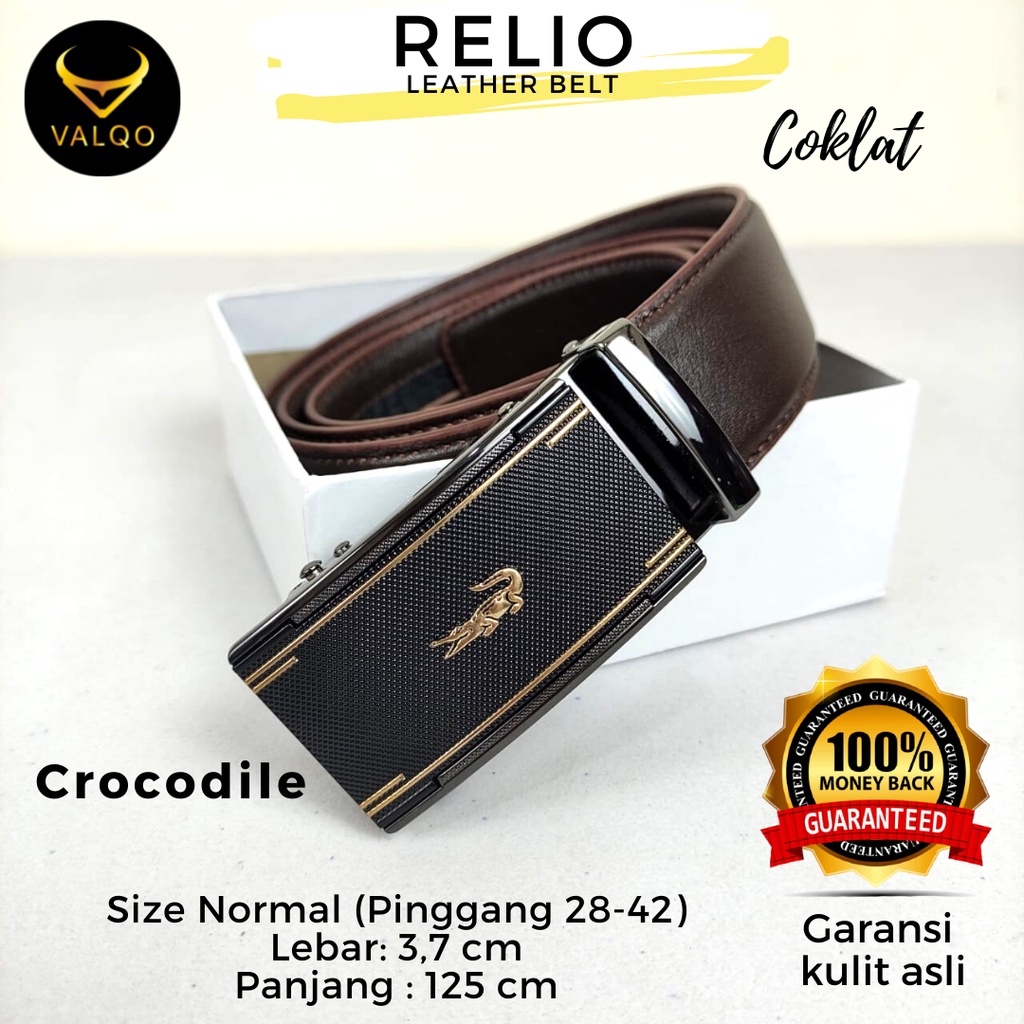 Crocodile Ikat Pinggang Pria 0219-6105-38 Online at Best Price